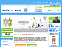 Tablet Screenshot of dennisthechemist.com